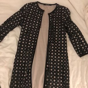 Beautiful long jacket for holidays or cocktail parties!